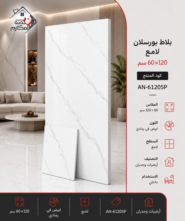 بلاط بورسلان مصنع جمال 60×120